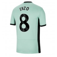 Chelsea Enzo Fernandez #8 Tretí futbalový dres 2023-24 Krátky Rukáv